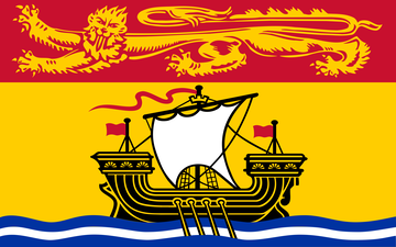 New Brunswick provincial or territorial flag