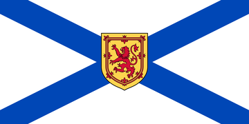 Nova Scotia provincial or territorial flag