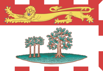 Prince Edward Island provincial or territorial flag