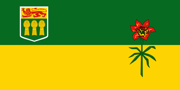 Saskatchewan provincial or territorial flag